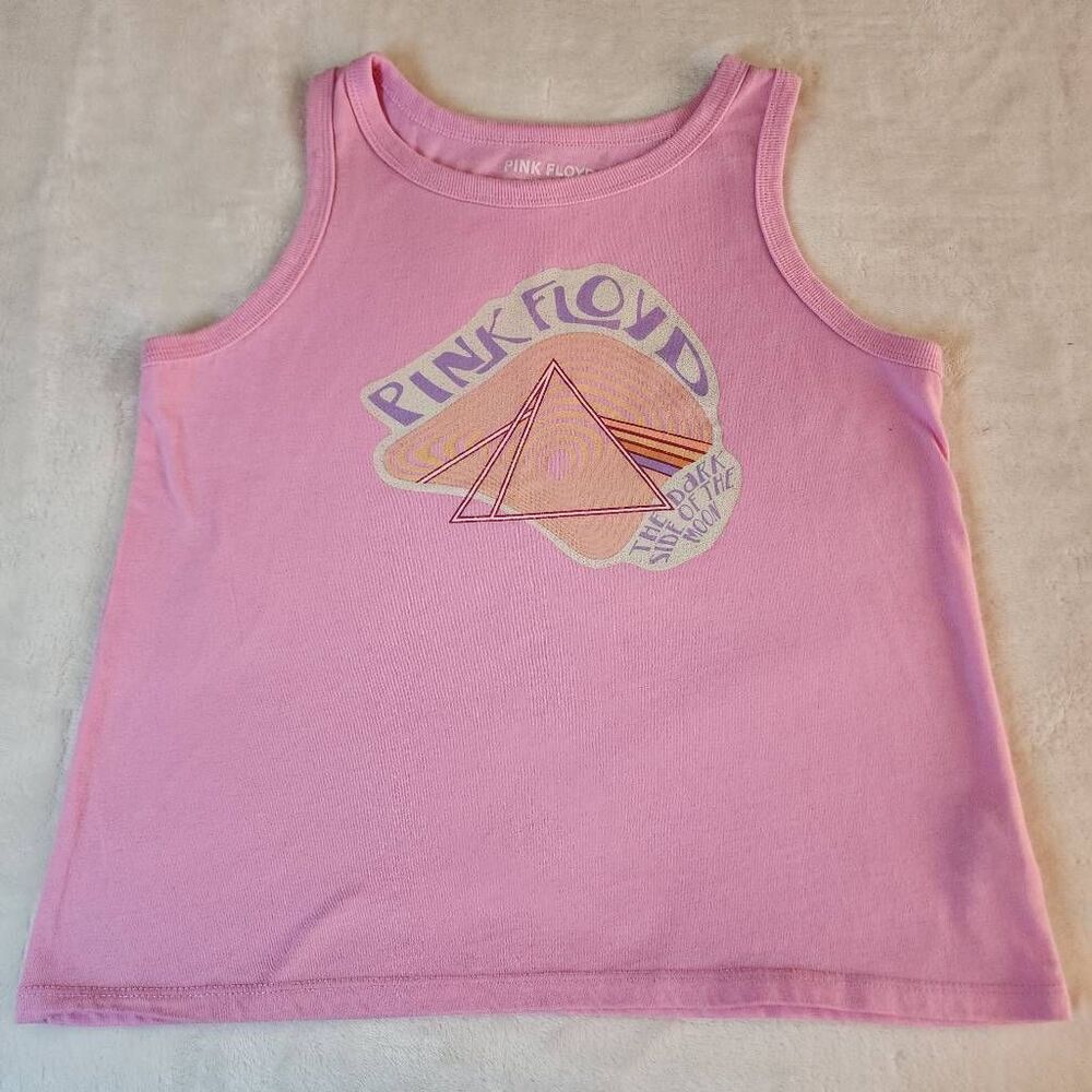 Pink Floyd Girls pink tank top with Graphics Size XL (14-16)
